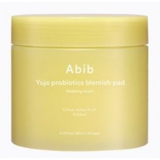 Abib Yuja probiotics blemish pad Vitalizing touch 60pads, Осветляющие диски с экстрактом юджа