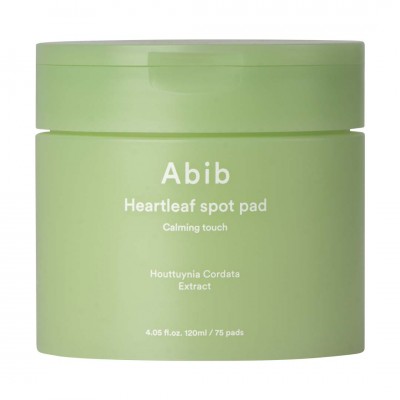 Abib Heartleaf spot pad Calming touch 75pads Гипоаллергенные тонизирующие диски