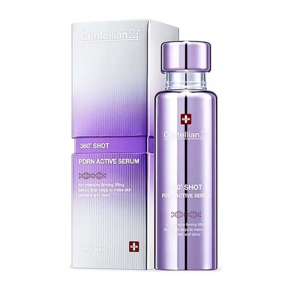 Centellian24+ «360 Shot PDRN Active Serum» Hyper PDRN/Ribbon Collagen/Hydrolyzed Elastin, 50ml, Сыворотка для лица с PDRN и центеллой для лифтинга и регенерации