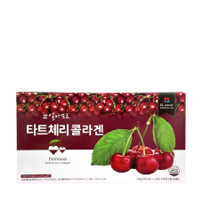El amor Premium Tart Cherry Collagen, 20g(27.52kcal)*10ea*6pac. Коллагеновое желе-стики со вкусом черешни