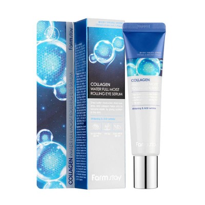 FARMSTAY Collagen Water Full Moist Rolling Eye Serum 25ml - Сыворотка для глаз с коллагеном