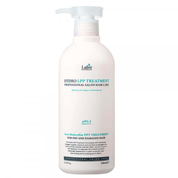 Маска для повреждённых и сухих волос с коллагеном Lador Hydro LPP Treatment 530 мл Маска для повреждённых и сухих волос с коллагеном Lador Hydro LPP Treatment 530 мл