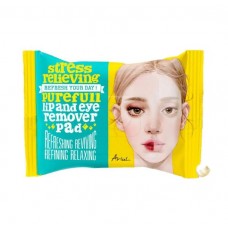 Ariul Stress Relieving Purefull Lip And Eye Remover Pad 30ea 1.16 fl. oz.(55g) Очищающие диски для снятия макияжа с глаз и губ(30 шт., 55 г)