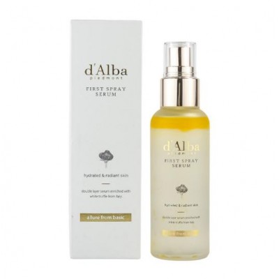 d'Alba White Truffle First Spray 100ml. Сыворотка-спрей, которая обеспечивает мгновенное увлажнение и помогает поддерживать здоровый цвет лица
