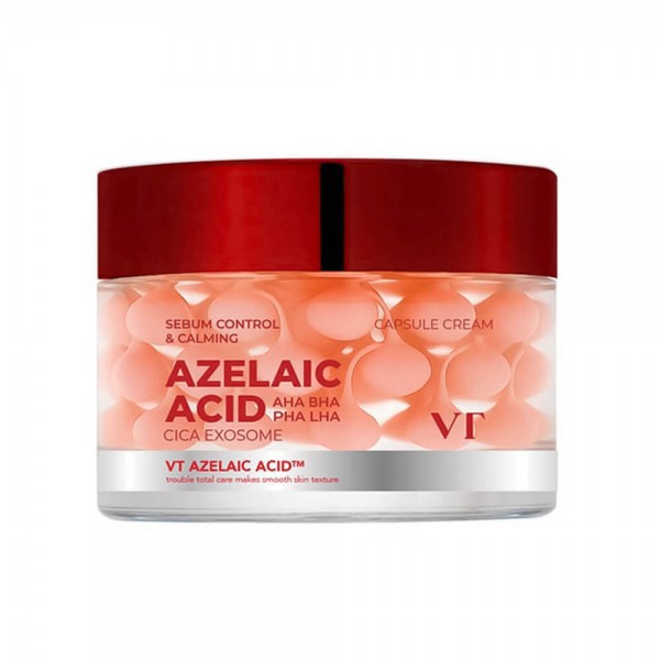 VT Cosmetics Azelaic Acid Care Capsule Cream, 50ml. Себорегулирующий капсульный крем с азелаиновой кислотой VT Cosmetics Azelaic Acid Care Capsule Cream, 50ml. Себорегулирующий капсульный крем с азелаиновой кислотой