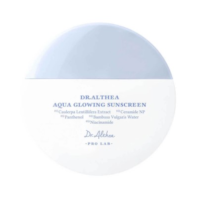 Dr. Althea Aqua Glowing Sunscreen SPF50+ PA++++.  45ml. Увлажняющий солнцезащитный крем с эффектом аква-свечения