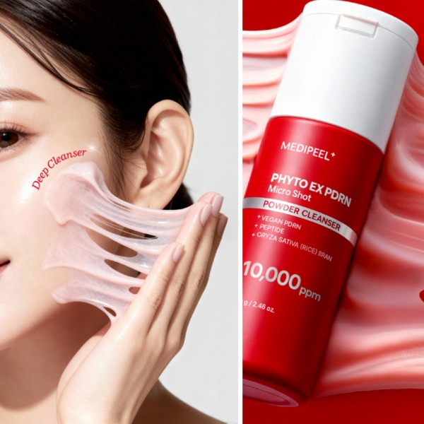 Medi Peel «Phyto EX PDRN Micro Shot Powder Cleanser» Очищающая энзимная пудра с пептидами с ПДРН и микроиглами Medi Peel «Phyto EX PDRN Micro Shot Powder Cleanser» Очищающая энзимная пудра с пептидами с ПДРН и микроиглами