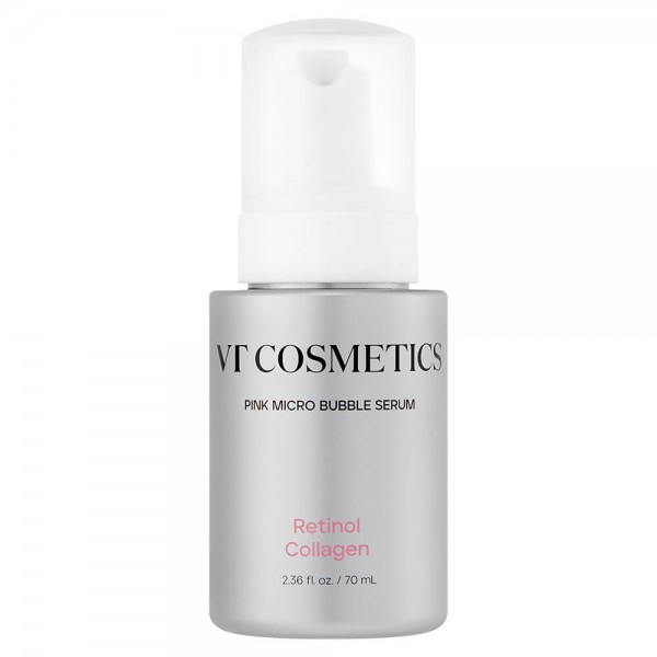 Пузырьковая сыворотка с ретинолом VT Cosmetics Retinol Collagen Pink Micro Bubble Serum Пузырьковая сыворотка с ретинолом VT Cosmetics Retinol Collagen Pink Micro Bubble Serum
