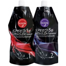 Bosnic Интенсивная крем-краска для волос «Speed 5 Minutes Intension Color Cream», оттенок Black Bosnic Интенсивная крем-краска для волос «Speed 5 Minutes Intension Color Cream», оттенок Black