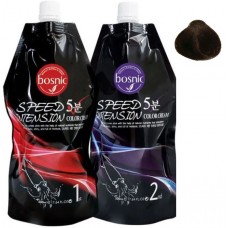 Bosnic Крем-краска для волос «Treatment Color Cream Speed 5», оттенок Dark Brown Bosnic Крем-краска для волос «Treatment Color Cream Speed 5», оттенок Dark Brown