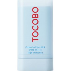 TOCOBO Cotton Airy Sun Stick SPF 50, 19g. —матирующий солнцезащитный стик для лица