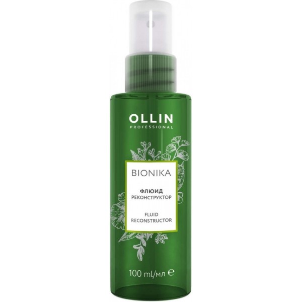 Ollin BioNika, 100 ml. Флюид реконструктор для восстановления волос Ollin BioNika, 100 ml. Флюид реконструктор для восстановления волос