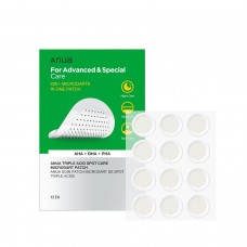 Anua Triple Acid Spot Care Microdart Patch — патчи с микроиглами и комплексом из трех кислот (AHA, BHA, PHA) для точечного ухода за проблемными участками кожи (12 шт.)