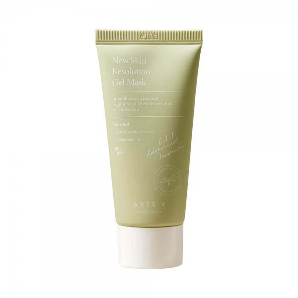 Успокаивающая гелевая маска с хауттюйнией AXIS-Y New Skin Resolution Gel Mask 50 мл