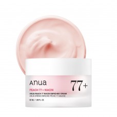 ANUA Peach 77+ Niacin Enriched Cream, 50ml. Увлажняющий крем для лица с ниацинамидом