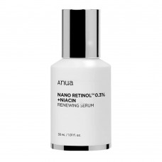 Обновляющая сыворотка с ретинолом и ниацинамидом Anua Nano Retinol 0,3% + Niacin Renewing Serum Обновляющая сыворотка с ретинолом и ниацинамидом Anua Nano Retinol 0,3% + Niacin Renewing Serum