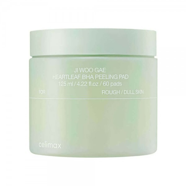 Отшелушивающие пэды с экстрактом хауттюйнии Celimax Ji Woo Gae Heartleaf BHA Peeling Pad 125мл
