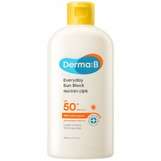 Derma:B Everyday Sun Block SPF50+ PA++++, 200ml. Ламеллярный солнцезащитный лосьон для лица и тела