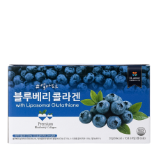 El Amor Premium Blueberry Collagen With Liposomal Glutathione Коллагеновое желе 20г.(59ккал)*10пак(6уп)/всего 60пакетиков.