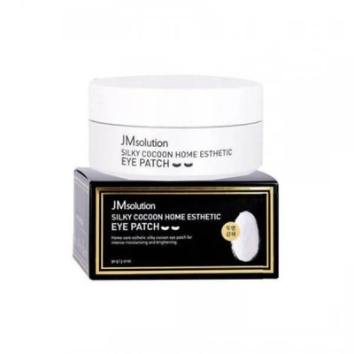 JMsolution Silky Cocoon Home Esthetic Eye Patch Гидрогелевые патчи с протеинами шёлка (60шт)