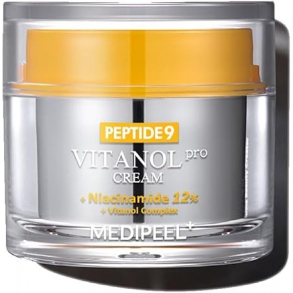 MEDIPEEL Peptide 9 Vitanol Cream Pro 50g. Крем, обогащенный комплексом из девяти пептидов и ниацинамидом