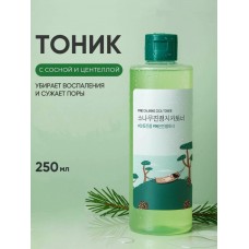 Round Lab Pine Calming Cica Toner, 250ml. Тоник с экстрактами сосны и центеллы для проблемной кожи
