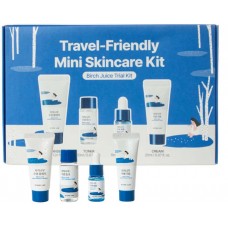 Round Lab Travel-Friendly Mini Skincare Kit Birch Juice. Набор миниатюр с берёзовым соком 