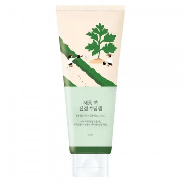 Round Lab Mugwort Calming Soothing Gel, 150ml. Многофункциональный успокаивающий гель с полынью