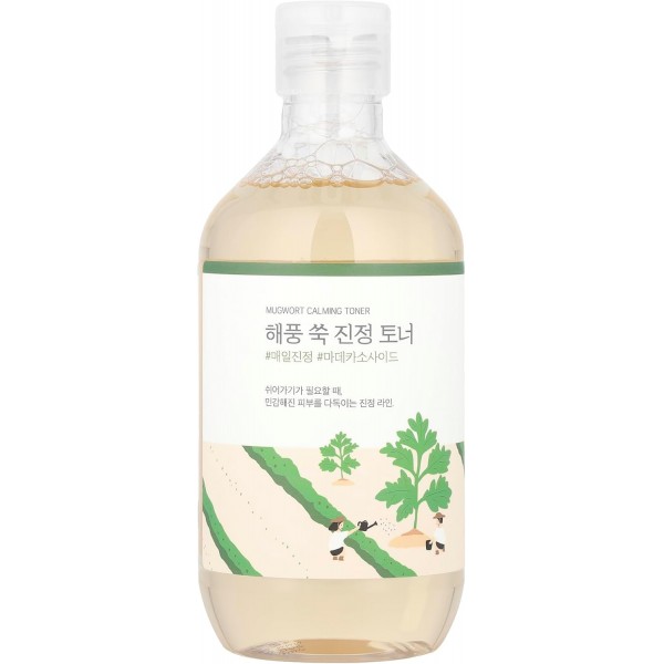 Round Lab Mugwort Calming Toner, 300ml.  Успокаивающий тонер с экстрактом морской полыни 