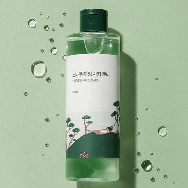 Round Lab Pine Calming Cica Toner, 250ml. Тоник с экстрактами сосны и центеллы для проблемной кожи Round Lab Pine Calming Cica Toner, 250ml. Тоник с экстрактами сосны и центеллы для проблемной кожи