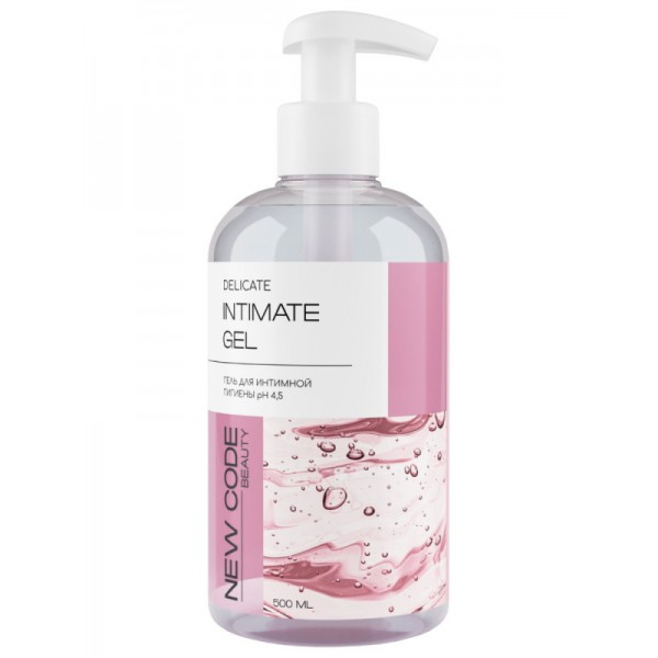 NEW CODE BEAUTY, Delicate Intimate Gel, 500ml. ГЕЛЬ ДЛЯ ИНТИМНОЙ ГИГИЕНЫ