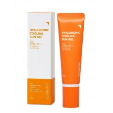 Deoproce Cолнцезащитный гель Hyaluronic Cooling SPF 50+ PA+++, 50g. Гель солнцезащитный освежающий легкий с гиалуроновой кислотой