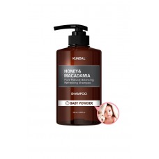 Kundal HONEY & MACADAMIA Shampoo BABY POWDER, 500 мл Kundal HONEY & MACADAMIA Shampoo BABY POWDER, 500 мл