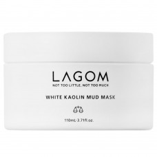 Отшелушивающая глиняная маска Lagom White Kaolin Mud Mask 110 мл