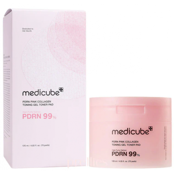 Гелевые тонер-пэды с ПДРН и коллагеном medicube PDRN Pink Collagen Toning Gel Toner Pad Гелевые тонер-пэды с ПДРН и коллагеном medicube PDRN Pink Collagen Toning Gel Toner Pad