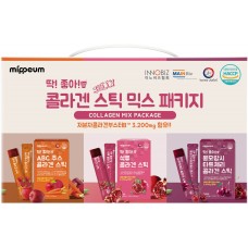 Mippeum Kоллаген-стик микс-упаковка I (ABC, гранат, вишня) 900g/20g*15ea*3box