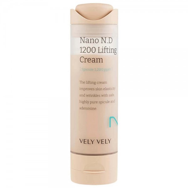Омолаживающий крем с нано-спикулами Vely Vely Nano Needle 1200 Lifting Cream Омолаживающий крем с нано-спикулами Vely Vely Nano Needle 1200 Lifting Cream