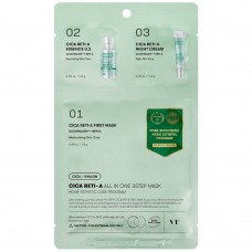 VT Cosmetics Cica Reti-A  All In One 3Step Mask
