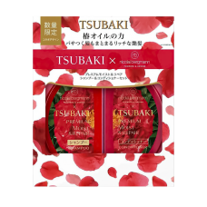 TSUBAKI x Nicolai Bergmann RED Premium Moist Glossy & Repair Hair Experience Set w/ Pump Bottle - 1x Shampoo 490ml & 1x Conditioner 490ml., Набор для ухода за волосами