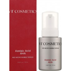 VT Cosmetics Red Micro Bubble Serum Azelaic Acid AHA, 70ml.  Микропузырьковая сыворотка для лица с азелаиновой кислотой и AHA-кислотами 
