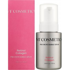 VT Cosmetics Retinol Collagen Pink Micro Bubble Serum, 70ml. Сыворотка микропенная с ретинолом и коллагеном