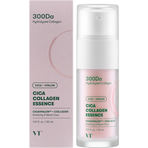 VT Cosmetics Cica Collagen Essence, 30ml. Укрепляющая эссенция с коллагеном VT Cosmetics Cica Collagen Essence, 30ml. Укрепляющая эссенция с коллагеном