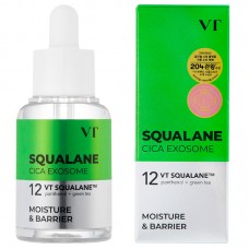 VT Cosmetics Squalane Cica Exosome S4​​Moisture Ampoule, 30ml. Сыворотка со скваланом интенсивное увлажнение и комфорт для сухой