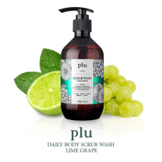 PLU Scrub Wash #Lime Green Grape 500g Скраб-гель для тела PLU (Лайм и зеленый виноград)