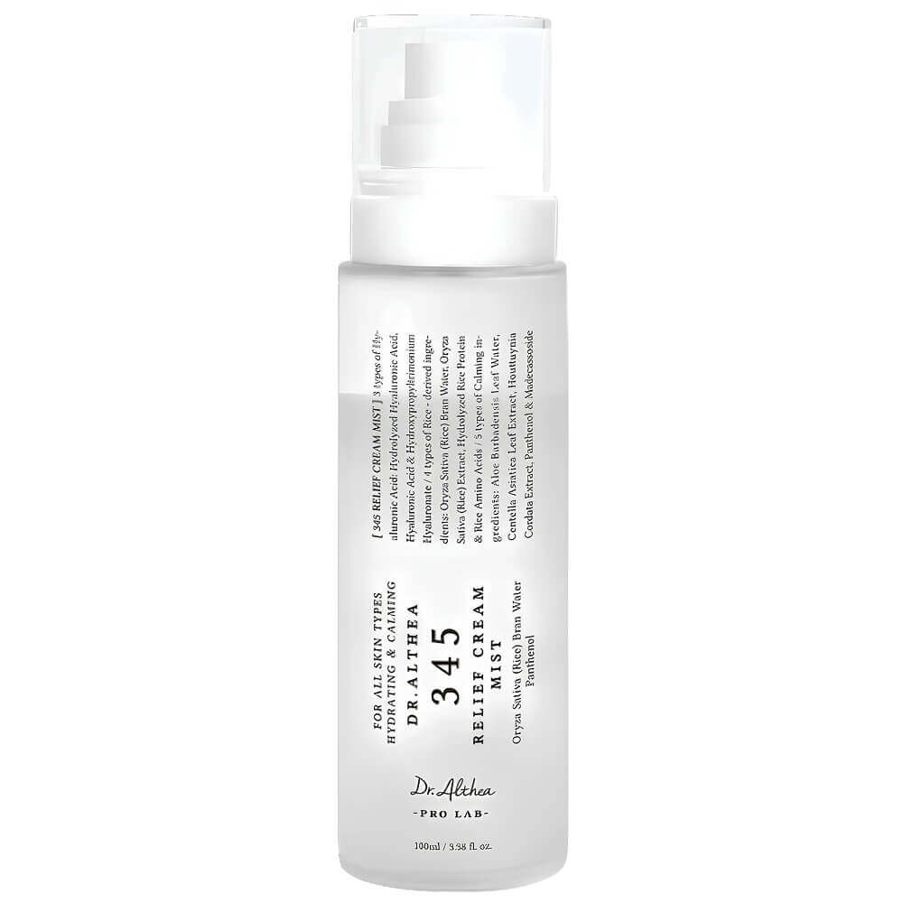 Dr. Althea 345 Relief Cream Mist 100 мл, Успокаивающий мист с гидролатом риса и пантенолом 