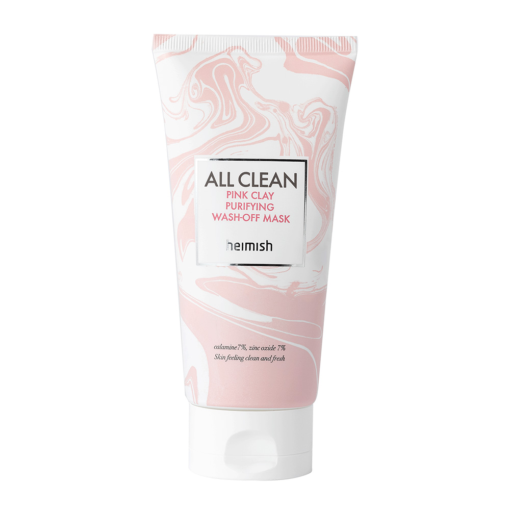 Heimish All Clean Pink Clay Purifying Wash Off Mask Очищающая глиняная маска с цинком 