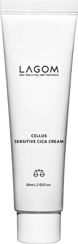 Lagom Cellus Sensitive Cica Cream 60ml. Крем для лица успокаивающий с экстрактом центеллы азиатской 