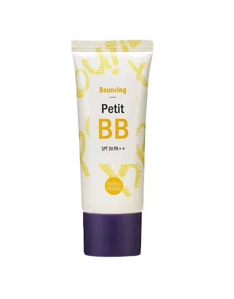 Holika Holika Petit BB Cream Bouncing SPF30 PA +++, 30ml.  ББ крем для зрелой кожи, увлажнение и эффект лифтинга