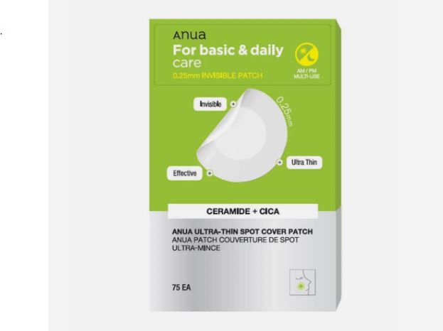 Anua Ultra Thin Spot Cover Patch, 75ea. Ультратонкие патчи.