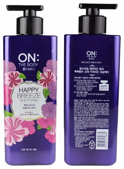 ON: THE BODY PERFUME WASH HAPPY BREEZE, 0,9л. Парфюмированный гель для душа  